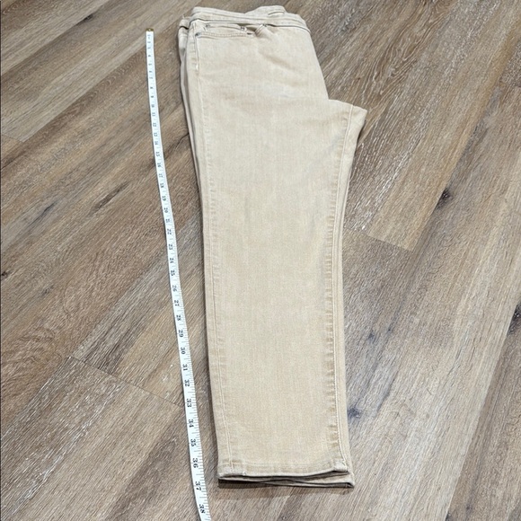 Lauren Ralph Lauren Size 14 Tan Skinny Ankle Jeans High Rise - Picture 7 of 9